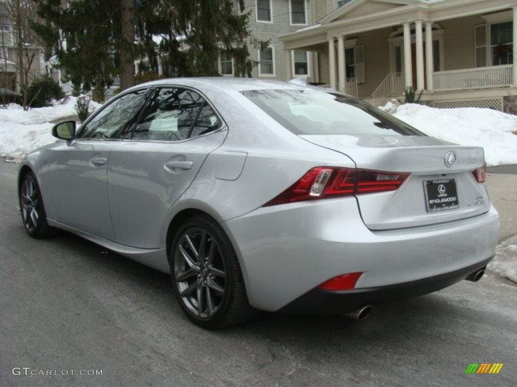 2014 IS 250 F Sport AWD - Silver Lining Metallic / Black photo #4