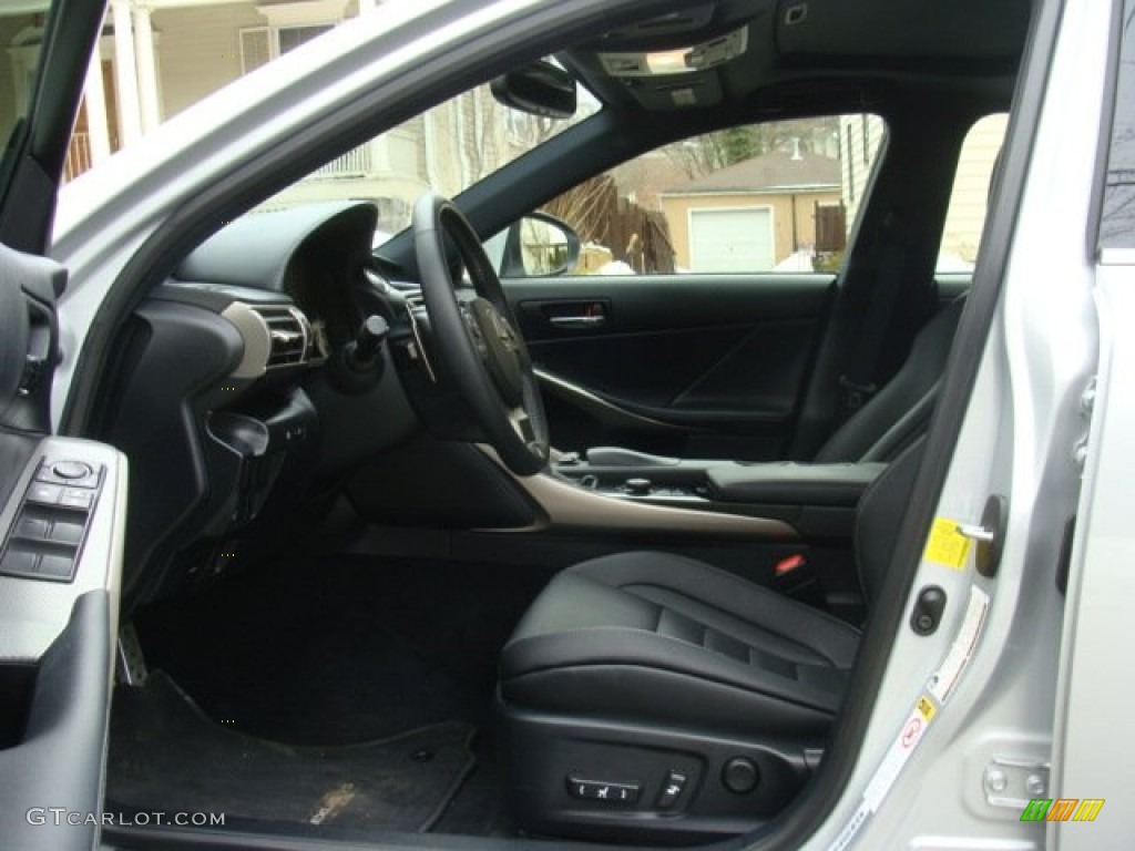 2014 IS 250 F Sport AWD - Silver Lining Metallic / Black photo #7