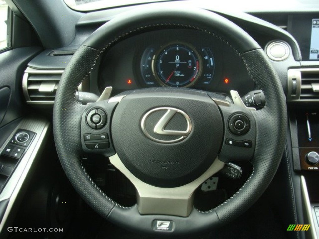 2014 IS 250 F Sport AWD - Silver Lining Metallic / Black photo #11