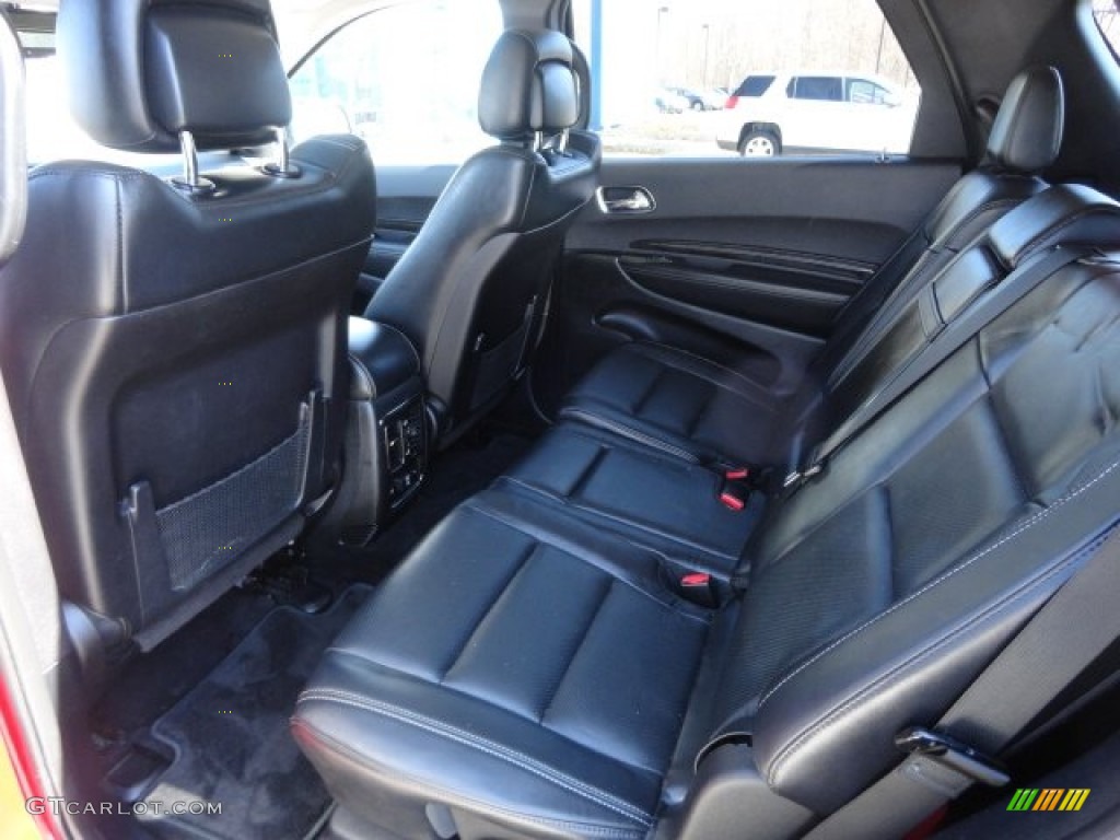 Black Interior 2011 Dodge Durango Citadel 4x4 Photo #91218322