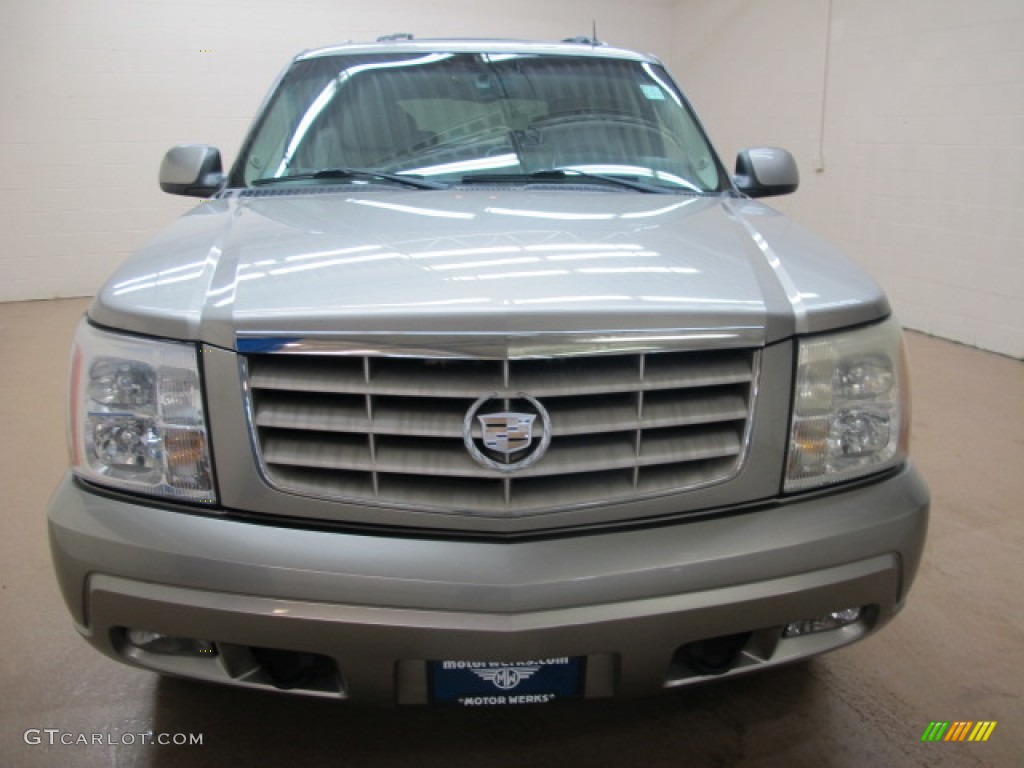 2002 Escalade AWD - Silver Sand / Shale photo #2
