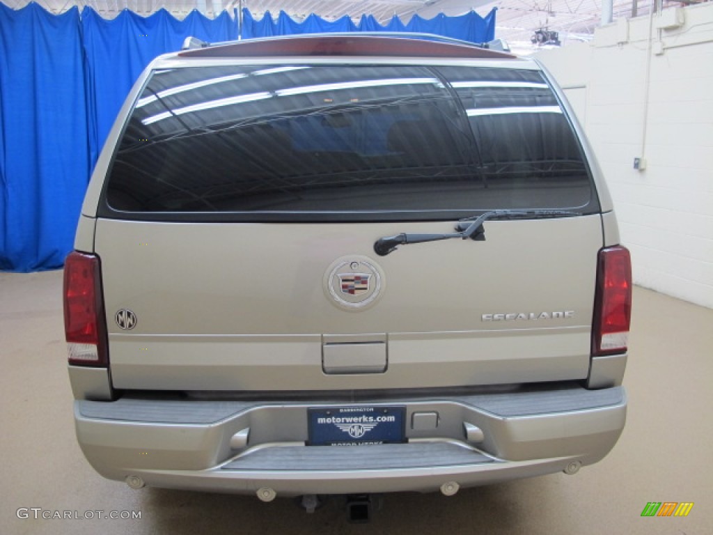 2002 Escalade AWD - Silver Sand / Shale photo #7
