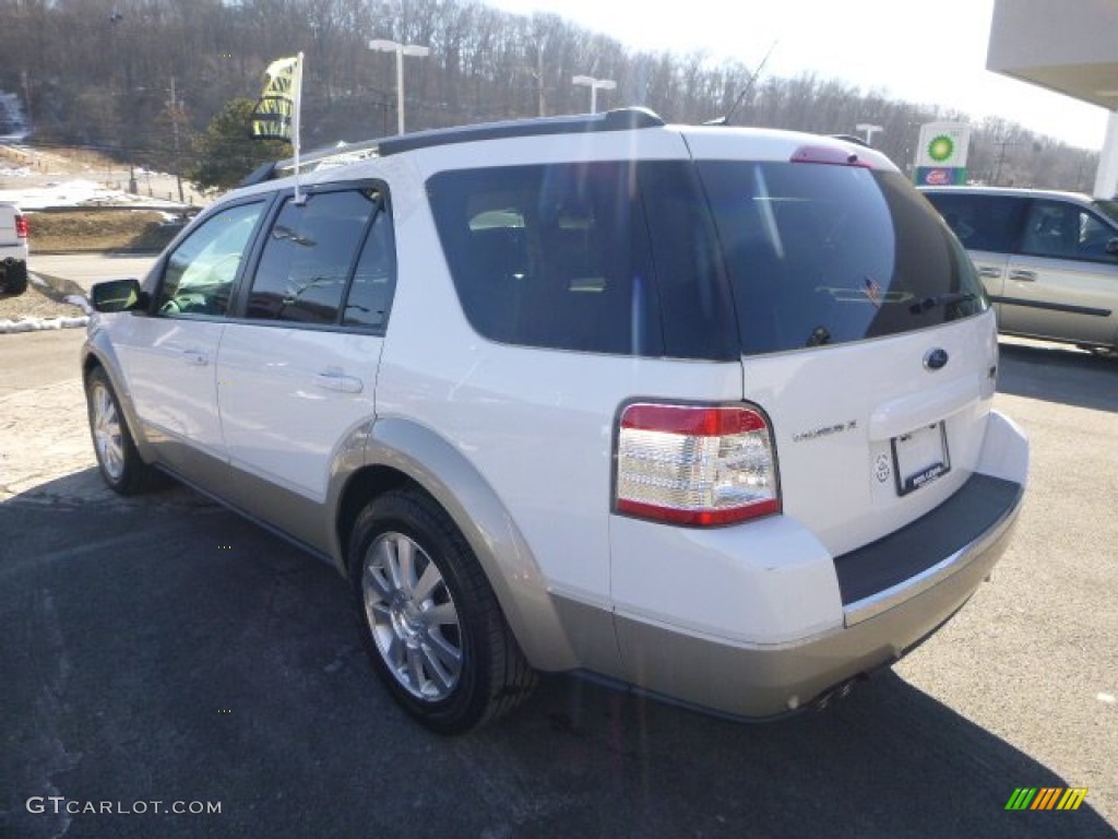 2008 Taurus X Eddie Bauer AWD - Oxford White / Camel photo #3