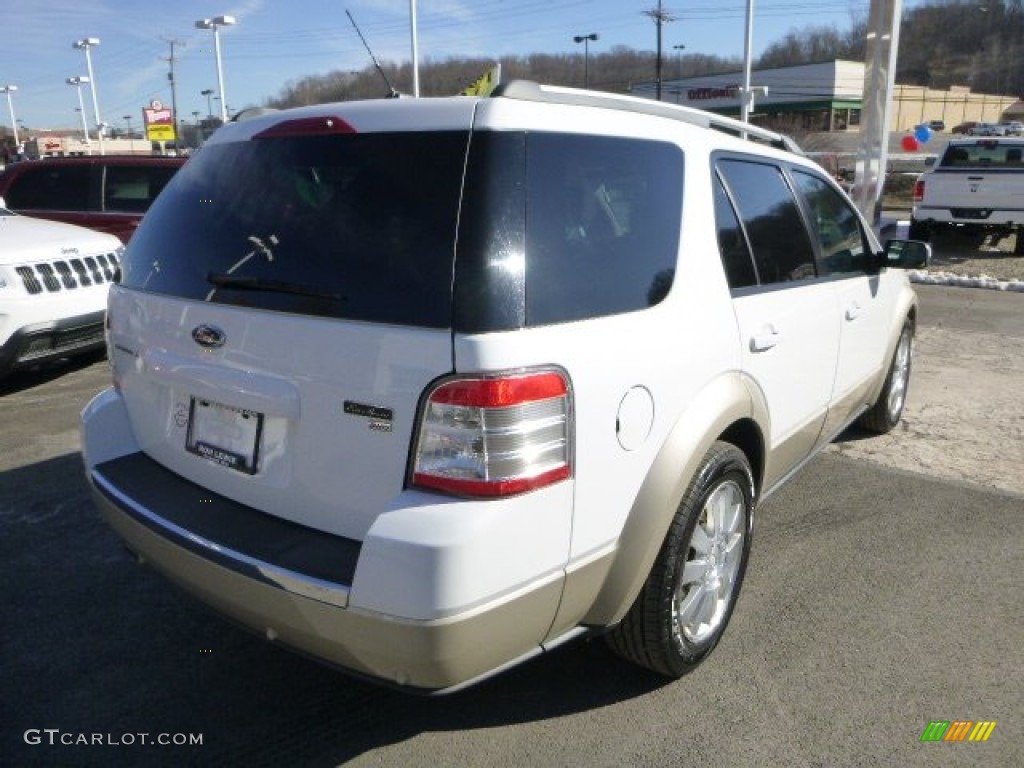 2008 Taurus X Eddie Bauer AWD - Oxford White / Camel photo #5