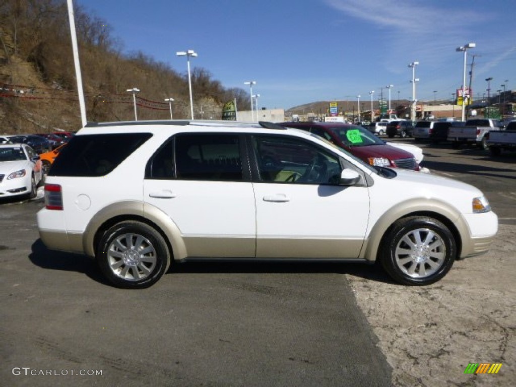 2008 Taurus X Eddie Bauer AWD - Oxford White / Camel photo #6