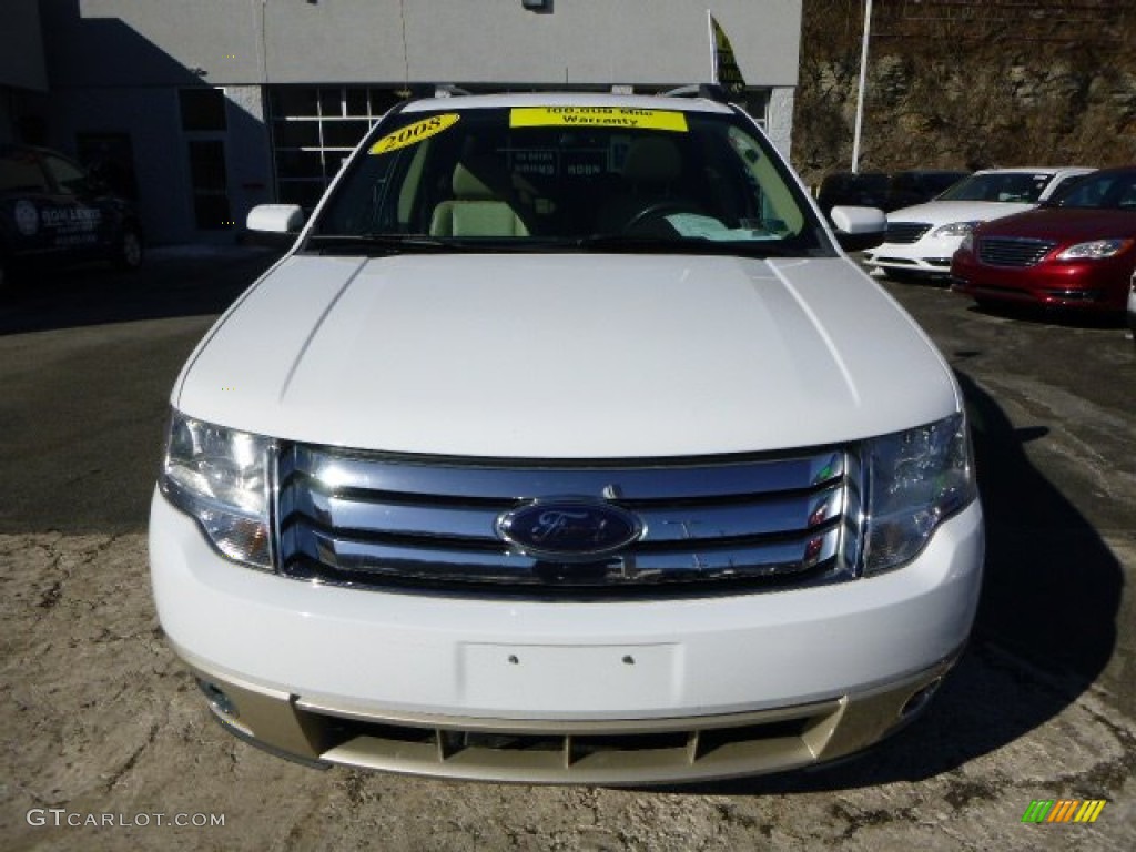 2008 Taurus X Eddie Bauer AWD - Oxford White / Camel photo #8