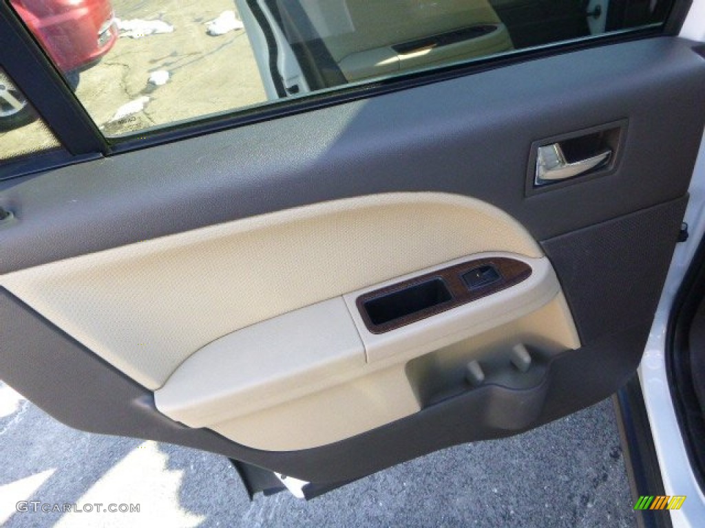 2008 Taurus X Eddie Bauer AWD - Oxford White / Camel photo #14