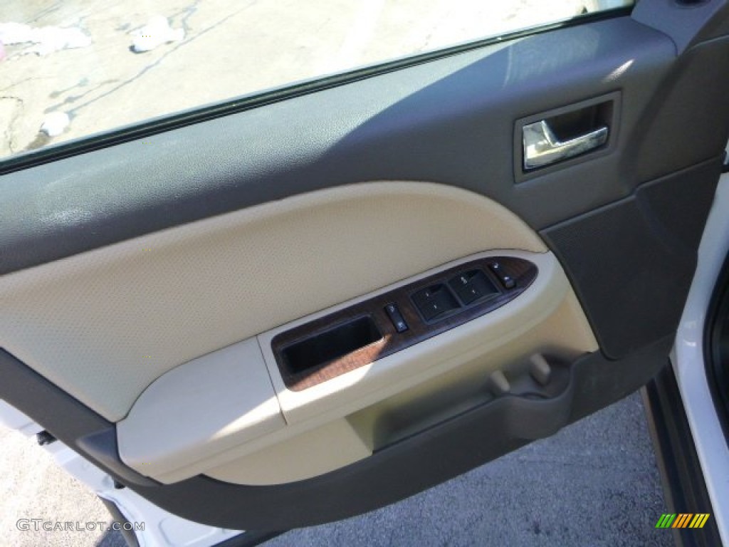 2008 Taurus X Eddie Bauer AWD - Oxford White / Camel photo #15