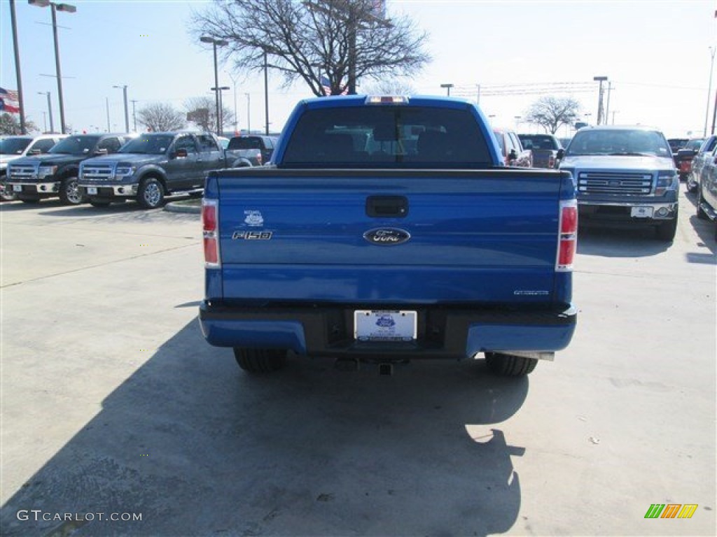 2014 F150 STX SuperCrew - Blue Flame / Black photo #4