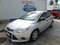 2014 Ingot Silver Ford Focus S Sedan  photo #1