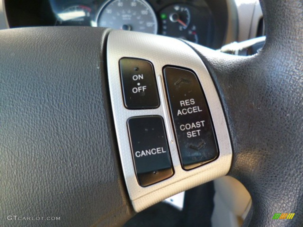 2009 Elantra GLS Sedan - Black Pearl / Beige photo #18