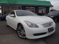 2008 Ivory Pearl White Infiniti G 37 Journey Coupe  photo #2