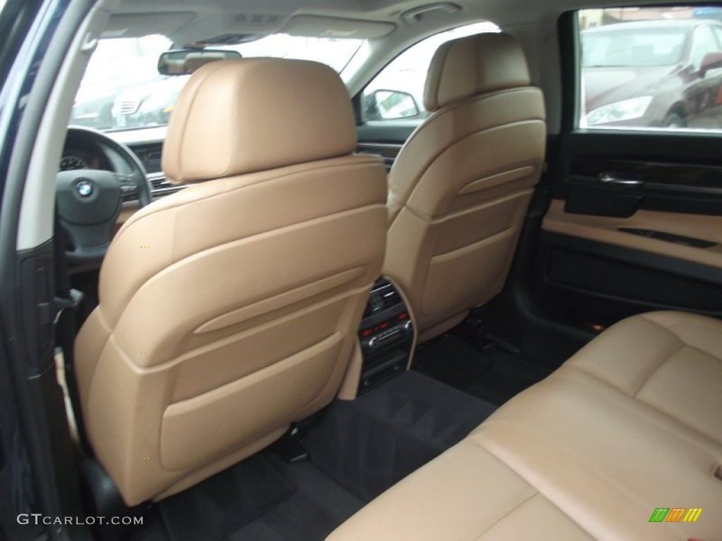 2011 7 Series 750Li xDrive Sedan - Deep Sea Blue Metallic / Saddle/Black Nappa Leather photo #10