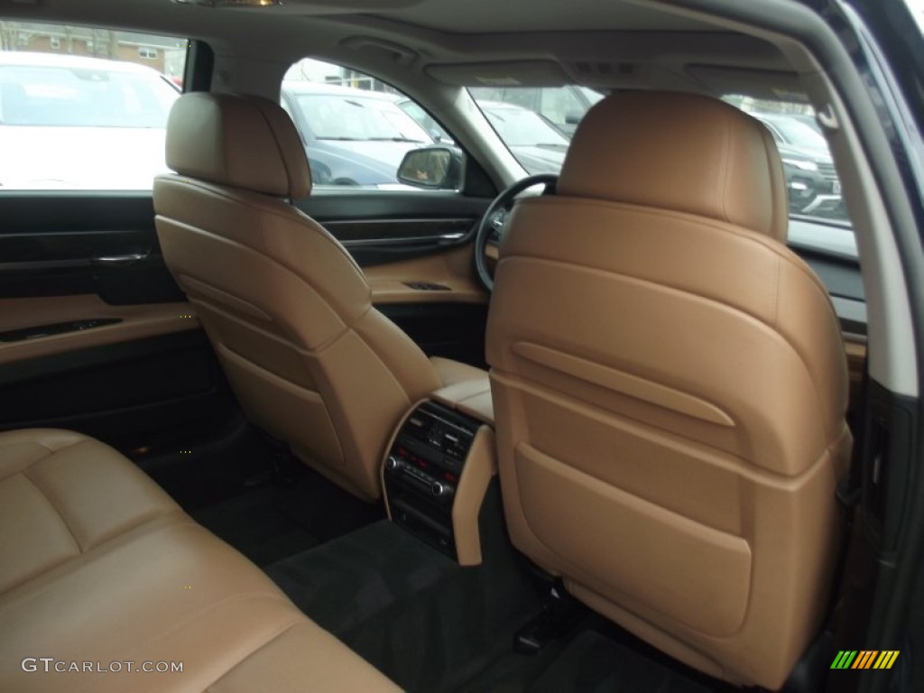 2011 7 Series 750Li xDrive Sedan - Deep Sea Blue Metallic / Saddle/Black Nappa Leather photo #12