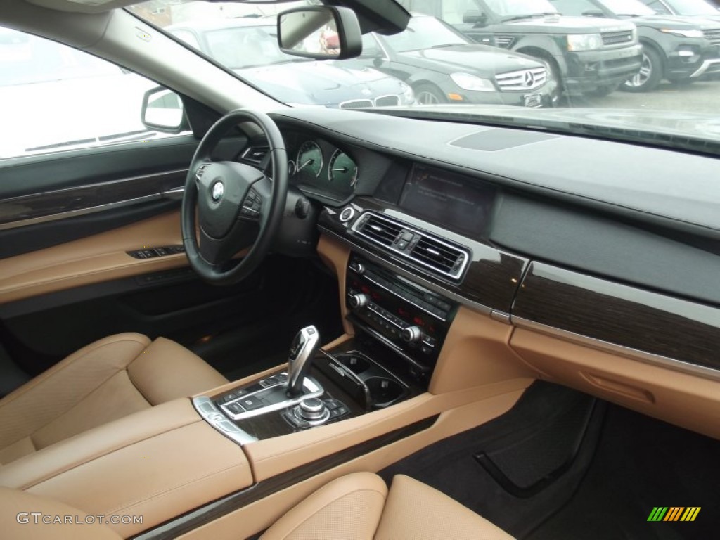 2011 7 Series 750Li xDrive Sedan - Deep Sea Blue Metallic / Saddle/Black Nappa Leather photo #14