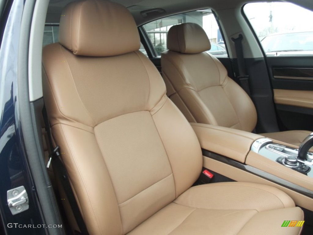 2011 7 Series 750Li xDrive Sedan - Deep Sea Blue Metallic / Saddle/Black Nappa Leather photo #15