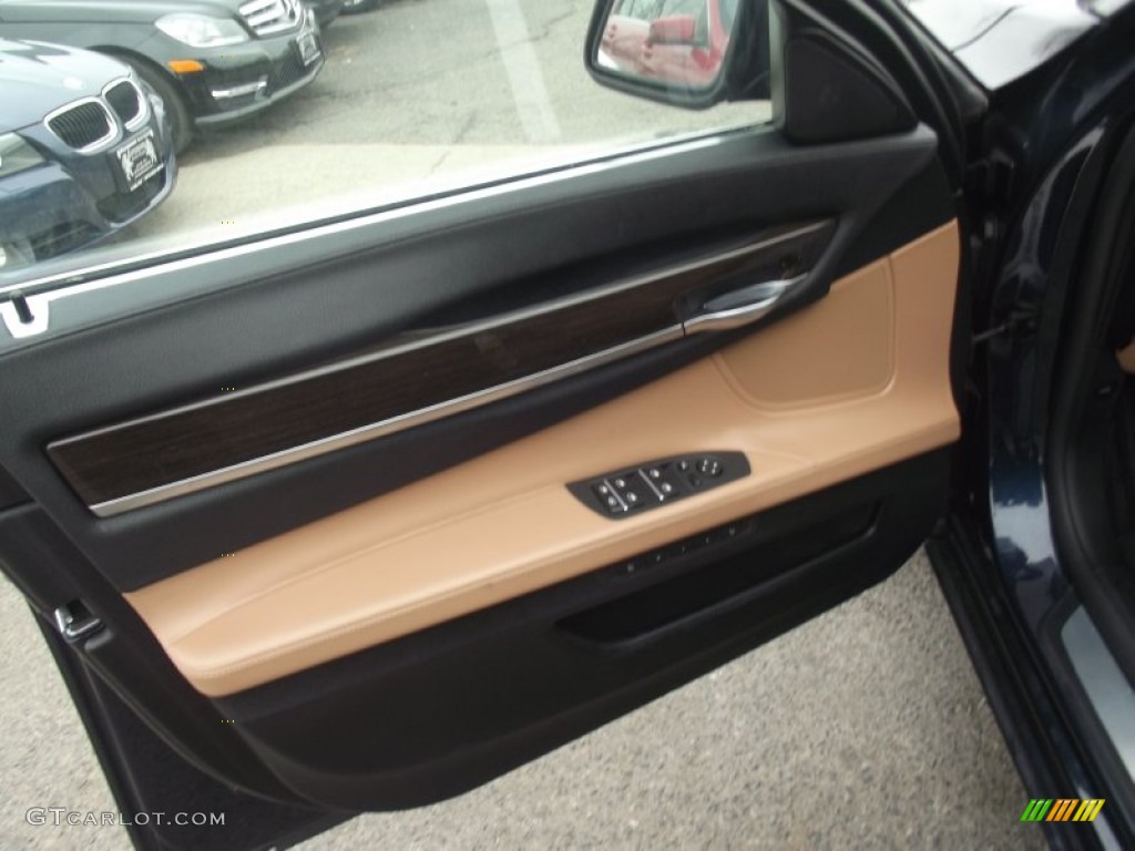 2011 7 Series 750Li xDrive Sedan - Deep Sea Blue Metallic / Saddle/Black Nappa Leather photo #22