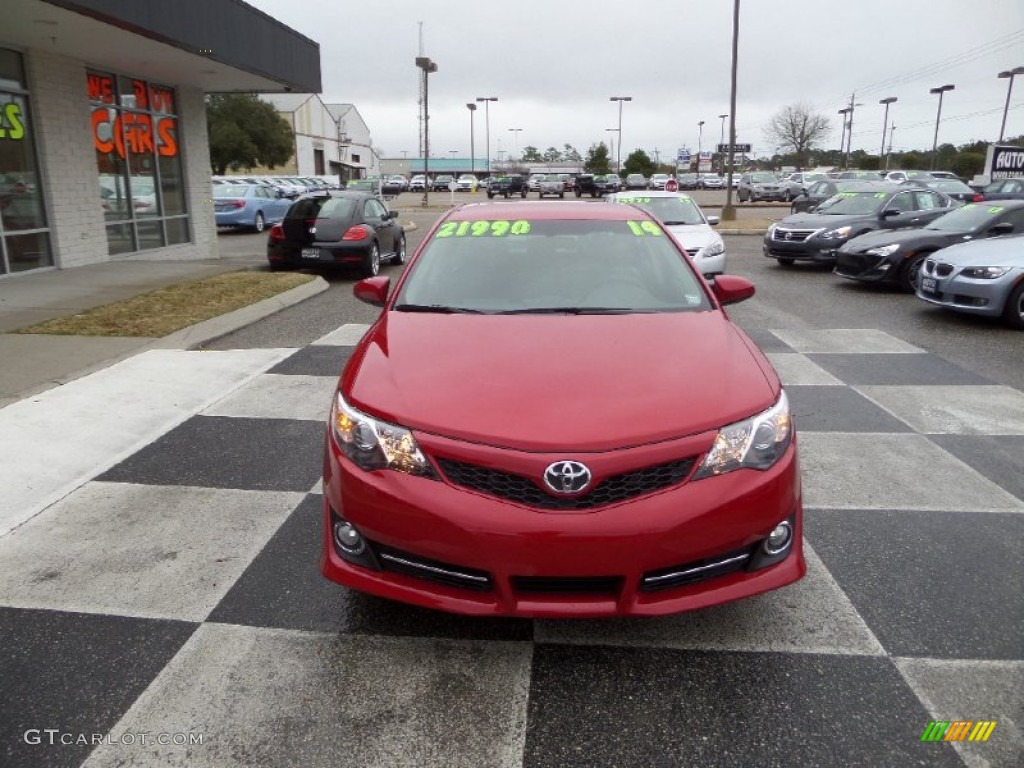 2014 Camry SE - Barcelona Red Metallic / Black photo #2
