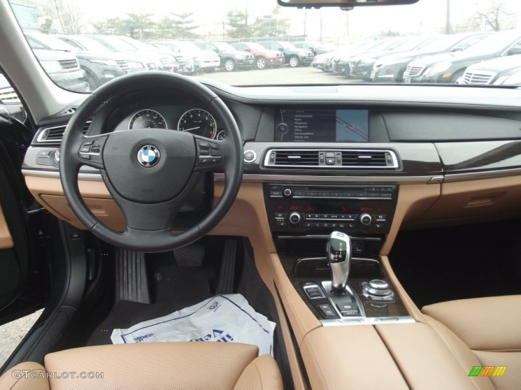 2011 7 Series 750Li xDrive Sedan - Deep Sea Blue Metallic / Saddle/Black Nappa Leather photo #47
