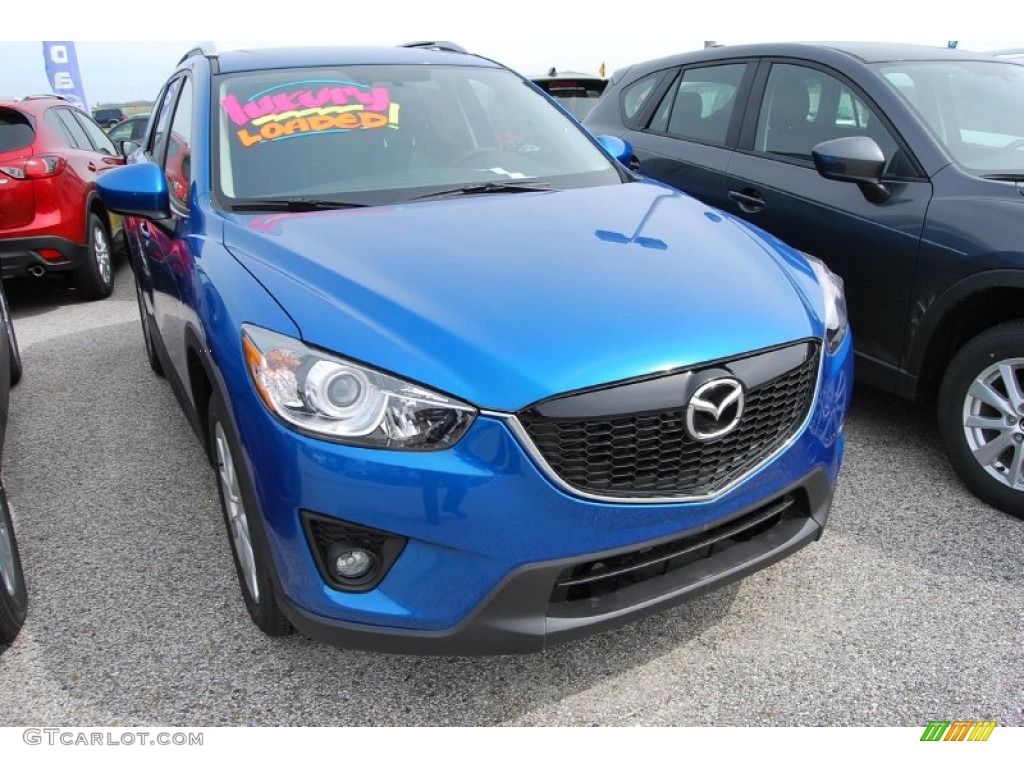 Sky Blue Mica 2014 Mazda CX-5 Grand Touring Exterior Photo #91224328