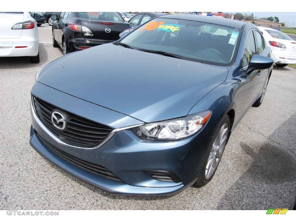 2014 MAZDA6 Touring - Blue Reflex Mica / Black photo #1