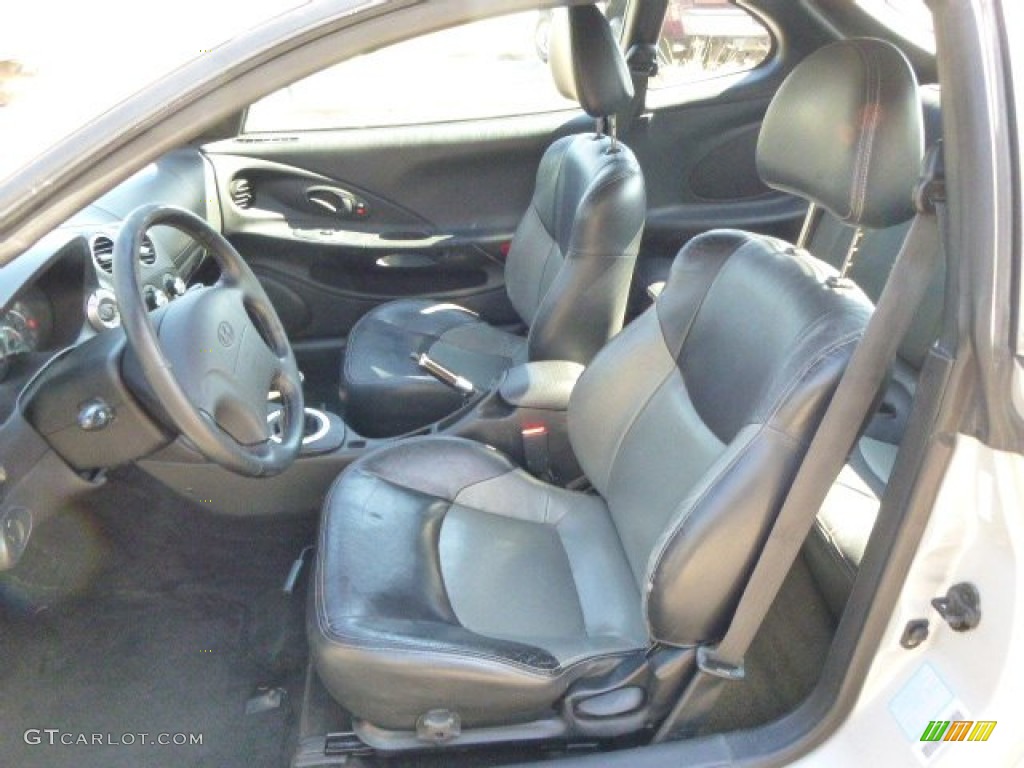 2001 Tiburon  - Super Silver / Black/Gray photo #10