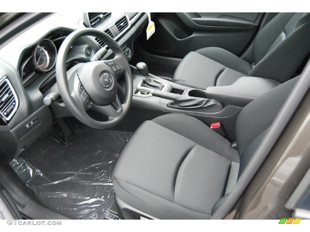 Black Interior 2014 Mazda MAZDA3 i Sport 4 Door Photo #91226671