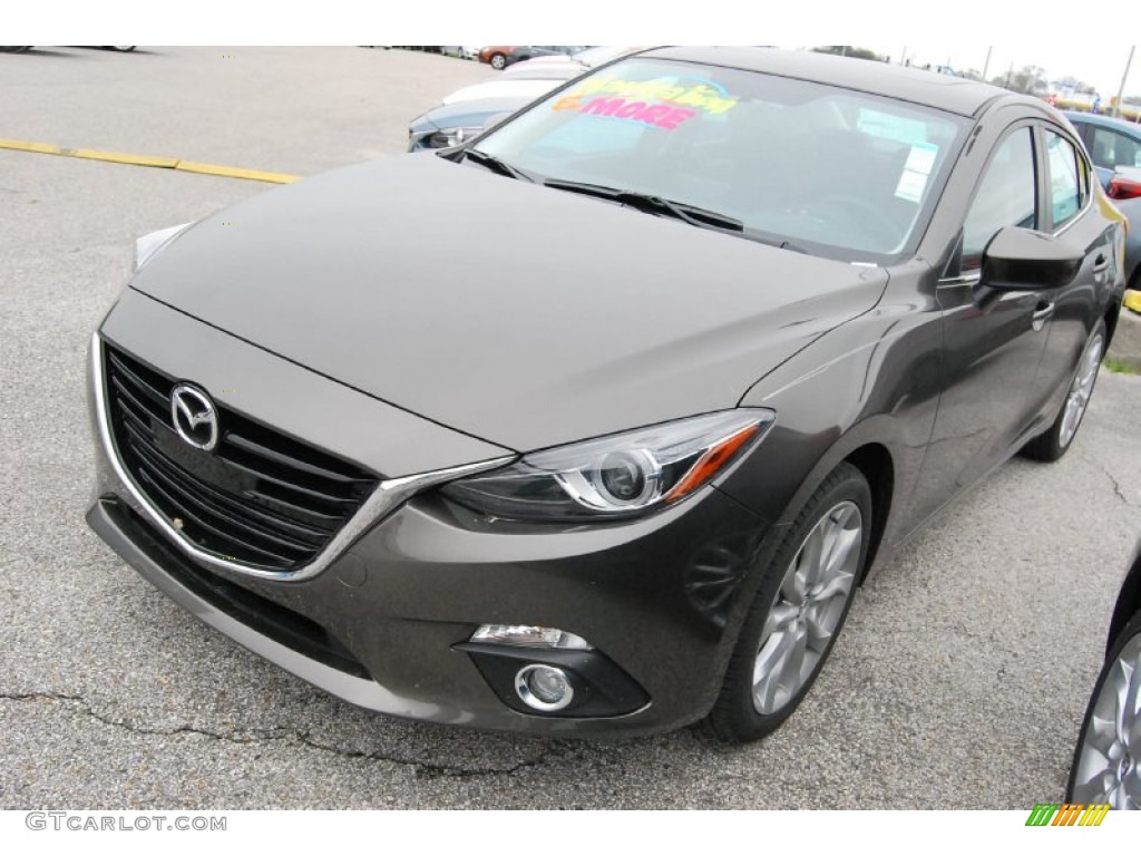 2014 MAZDA3 s Grand Touring 4 Door - Titanium Flash Mica / Black photo #1