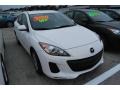 2013 Crystal White Pearl Mica Mazda MAZDA3 i SV 4 Door  photo #5