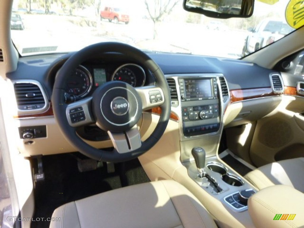 2013 Grand Cherokee Limited 4x4 - Maximum Steel Metallic / Black/Light Frost Beige photo #12