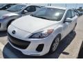 2013 Crystal White Pearl Mica Mazda MAZDA3 i SV 4 Door  photo #1