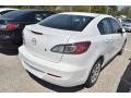 2013 Crystal White Pearl Mica Mazda MAZDA3 i SV 4 Door  photo #3