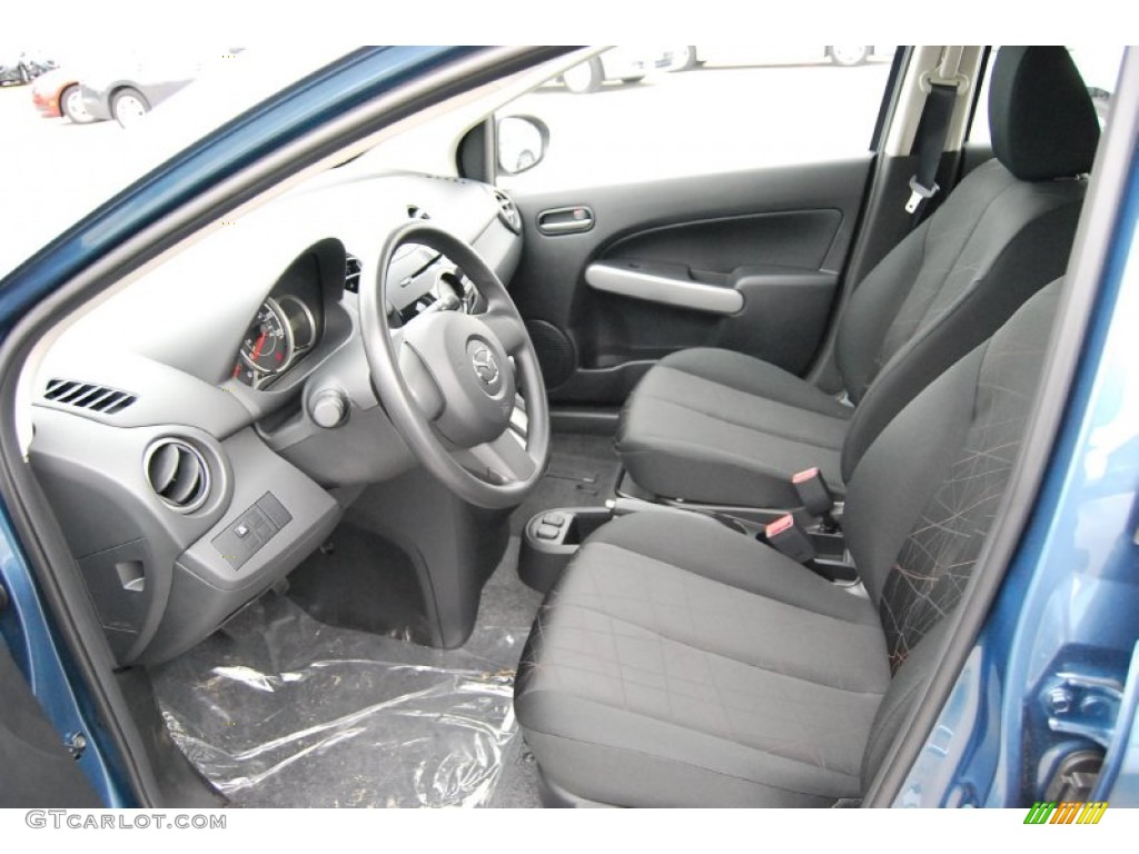 Black Interior 2014 Mazda Mazda2 Sport Photo #91228189