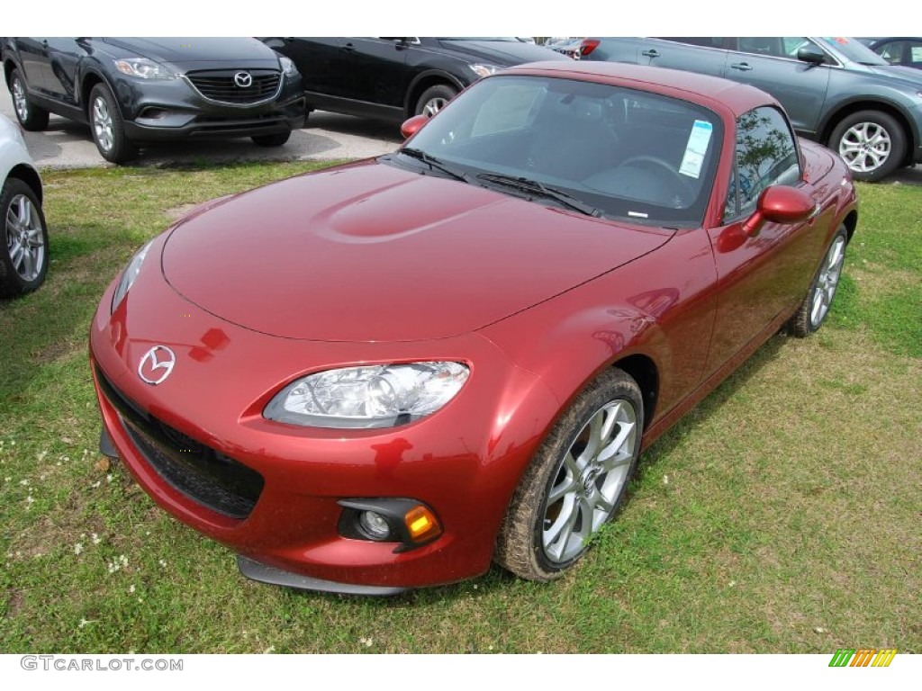 2014 MX-5 Miata Grand Touring Hard Top Roadster - Zeal Red / Black photo #1