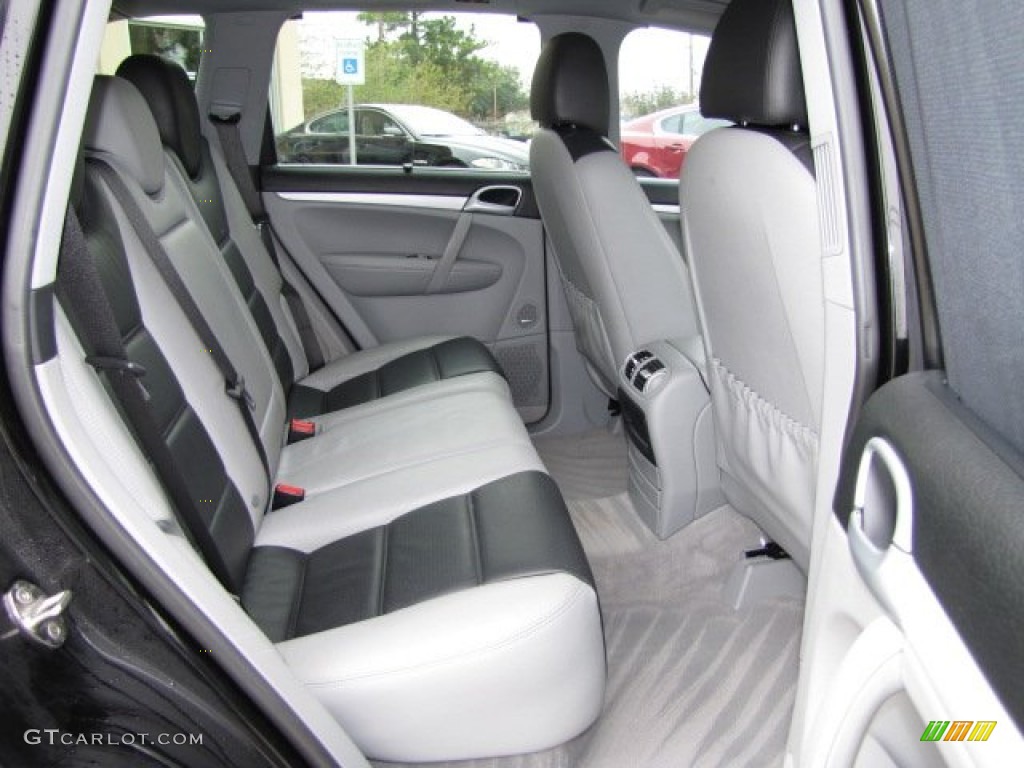2006 Porsche Cayenne S Titanium Rear Seat Photo #91229175