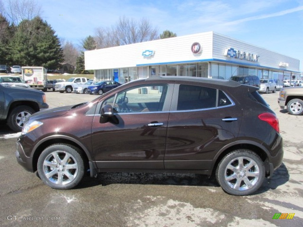 Deep Espresso Brown Metallic 2014 Buick Encore Premium AWD Exterior Photo #91230691