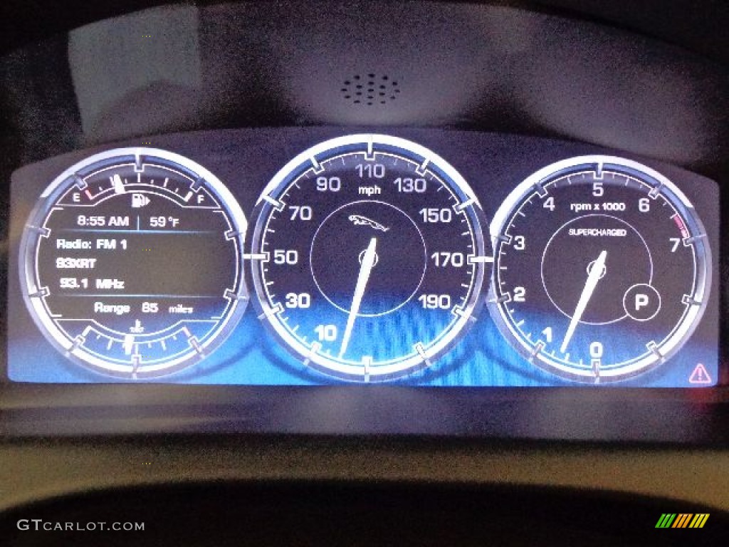 2012 Jaguar XJ XJL Supercharged Gauges Photos