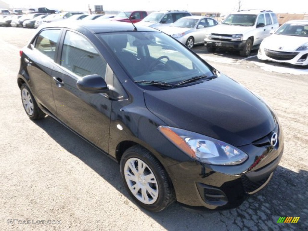 2012 MAZDA2 Sport - Brilliant Black / Black photo #4