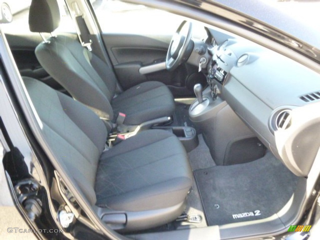 2012 MAZDA2 Sport - Brilliant Black / Black photo #17