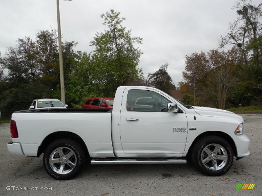 2014 1500 Express Regular Cab - Bright White / Black/Diesel Gray photo #8