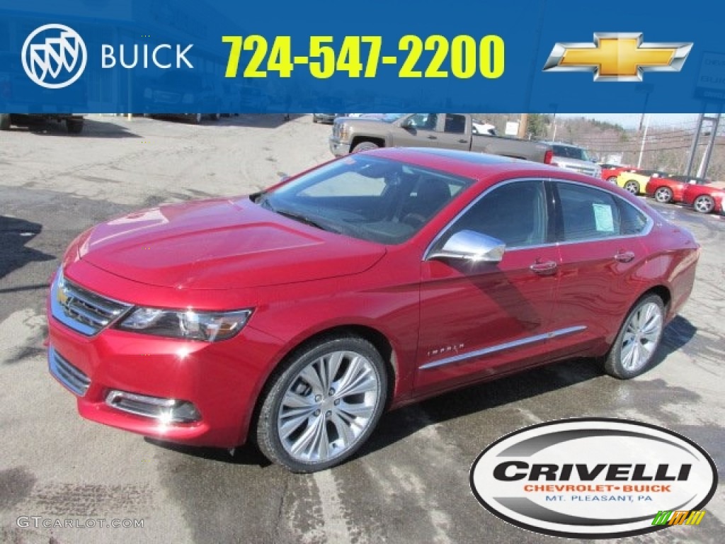 2014 Impala LTZ - Crystal Red Tintcoat / Jet Black photo #1