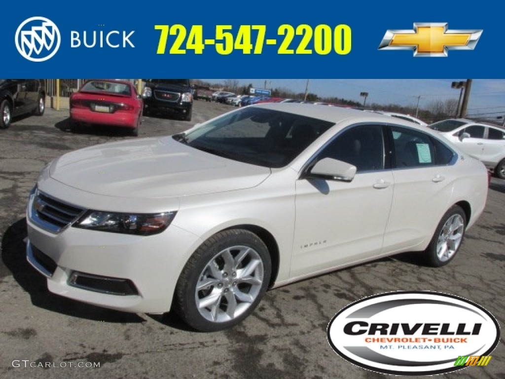 2014 Impala LT - White Diamond Tricoat / Jet Black photo #1