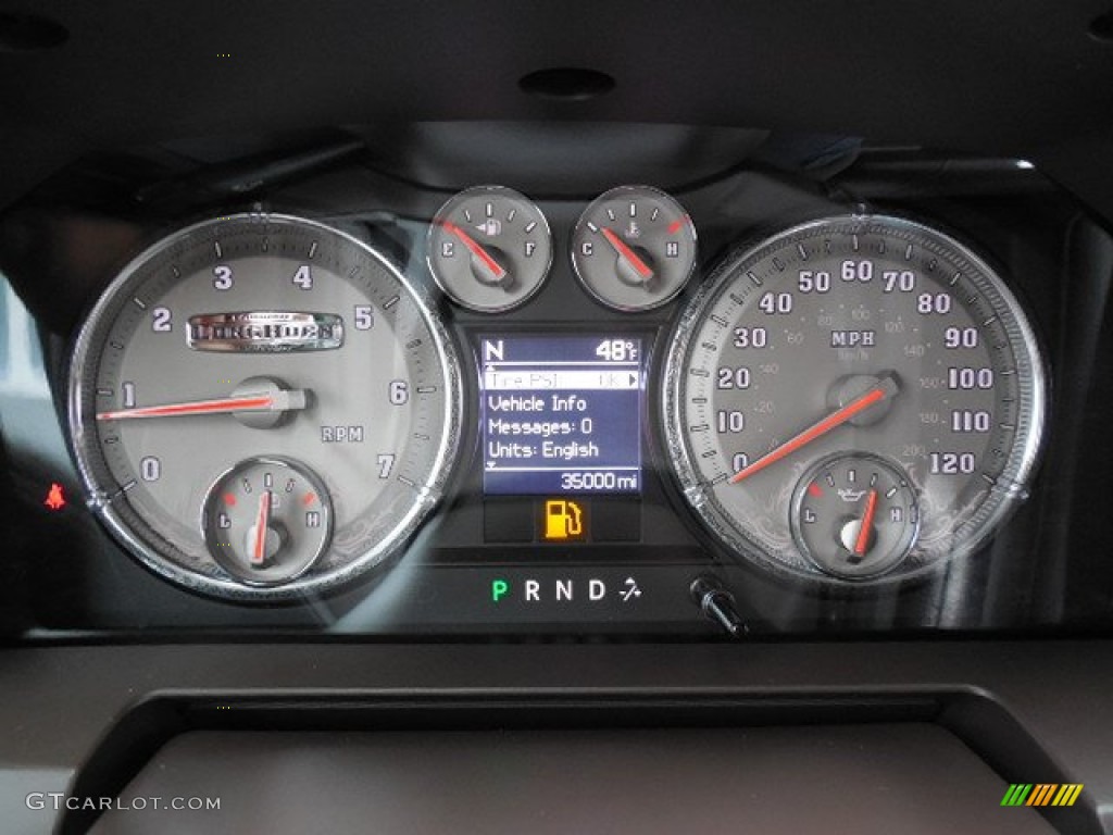 2012 Ram 1500 Laramie Longhorn Crew Cab 4x4 - Bright White / Light Pebble Beige/Bark Brown photo #18