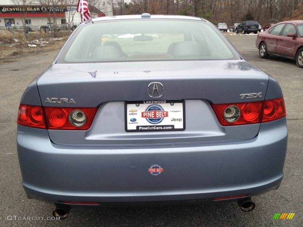 2008 TSX Sedan - Glacier Blue Metallic / Quartz Gray photo #15