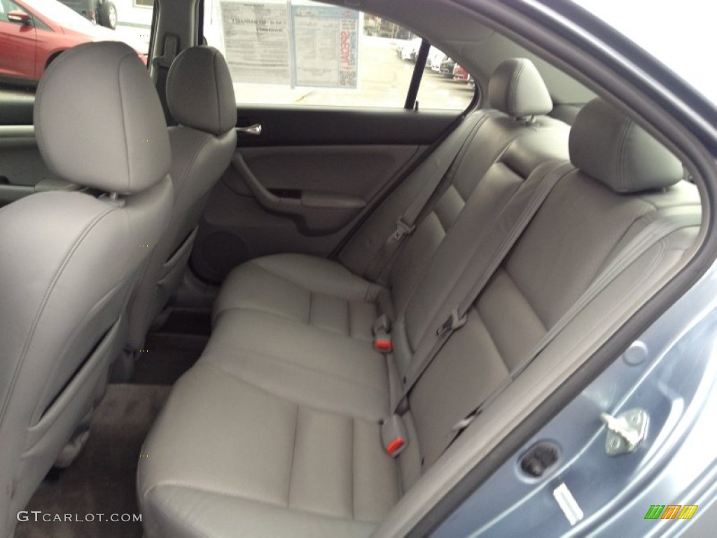 2008 TSX Sedan - Glacier Blue Metallic / Quartz Gray photo #20