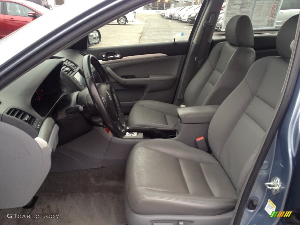2008 TSX Sedan - Glacier Blue Metallic / Quartz Gray photo #25