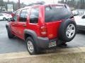 2002 Flame Red Jeep Liberty Sport 4x4  photo #8