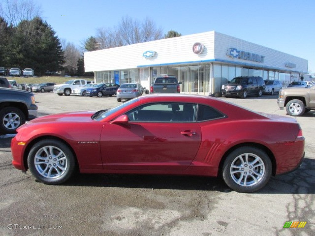 2014 Camaro LT Coupe - Red Rock Metallic / Black photo #2