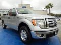 2012 Ingot Silver Metallic Ford F150 XLT SuperCab  photo #8