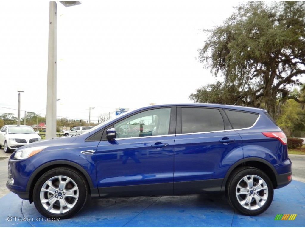 2013 Escape SEL 2.0L EcoBoost - Deep Impact Blue Metallic / Medium Light Stone photo #2